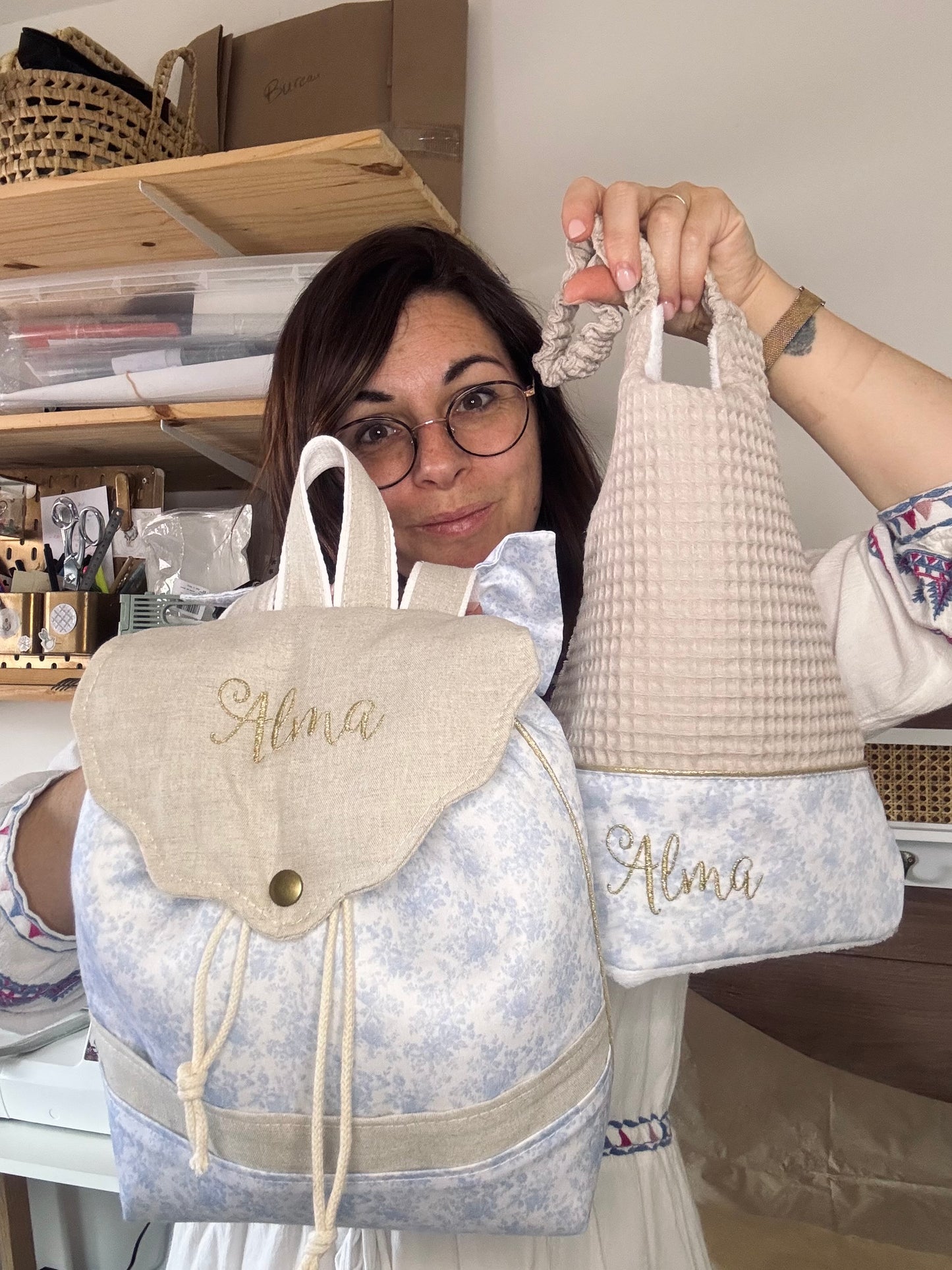 Sac a dos 0-3 ans sur-mesure
