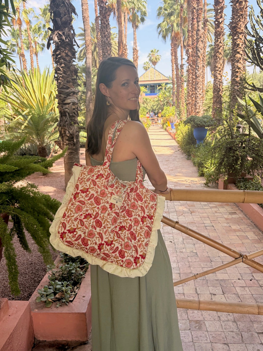 Sac cabas collection : "mon soleil" - Carmen