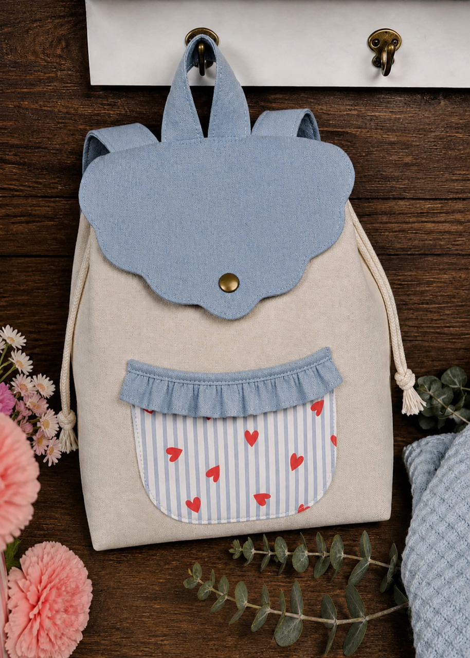 Sac à dos enfant personnalisé "petit modèle"