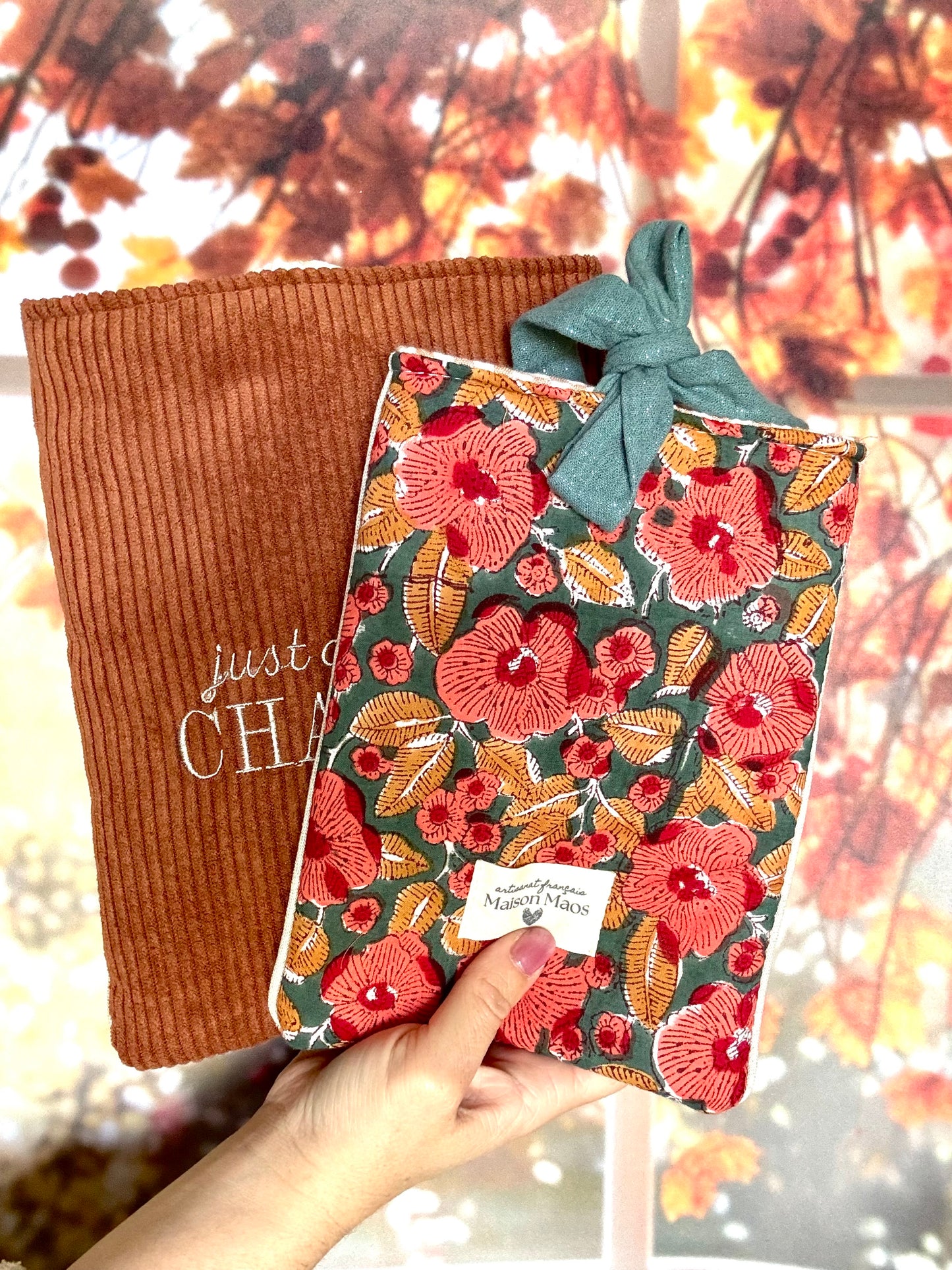 Pochette à livre Cozy sous le plaid