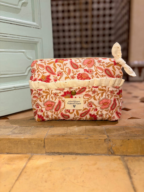 Trousse de toilette collection : "Mon soleil"- Carmen