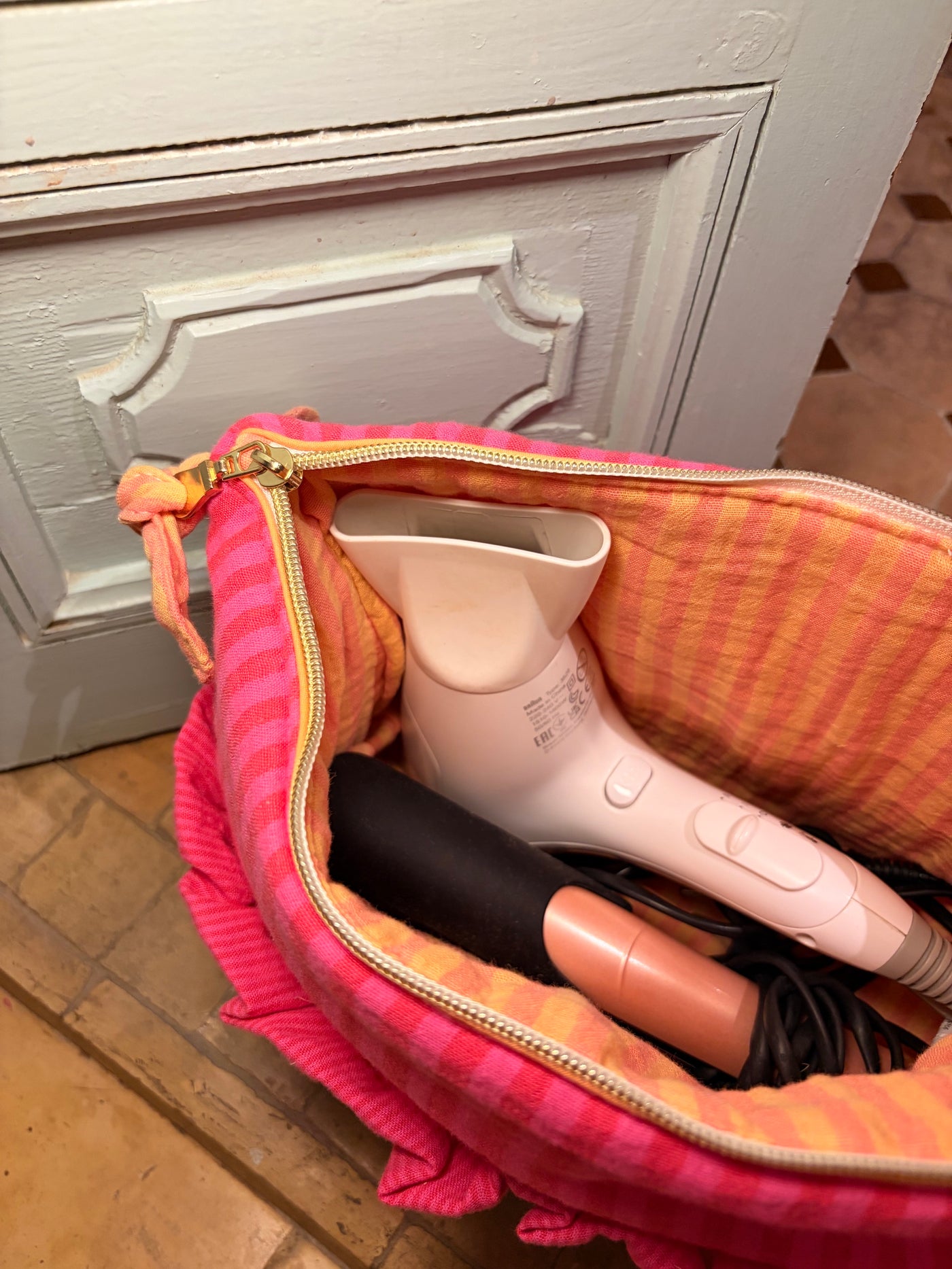 Trousse de toilette collection : "Mon soleil"- Antonia