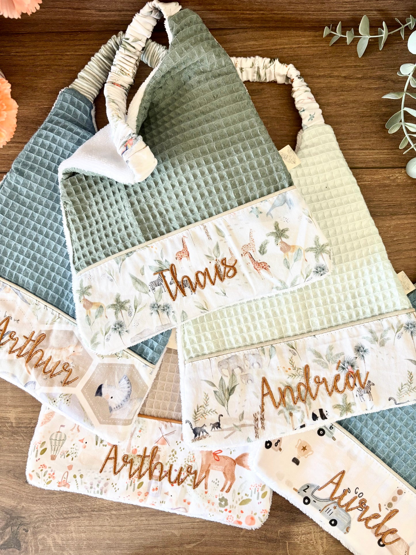 Serviette de cantine imperméable personnalisée