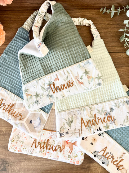 Serviette de cantine imperméable personnalisée