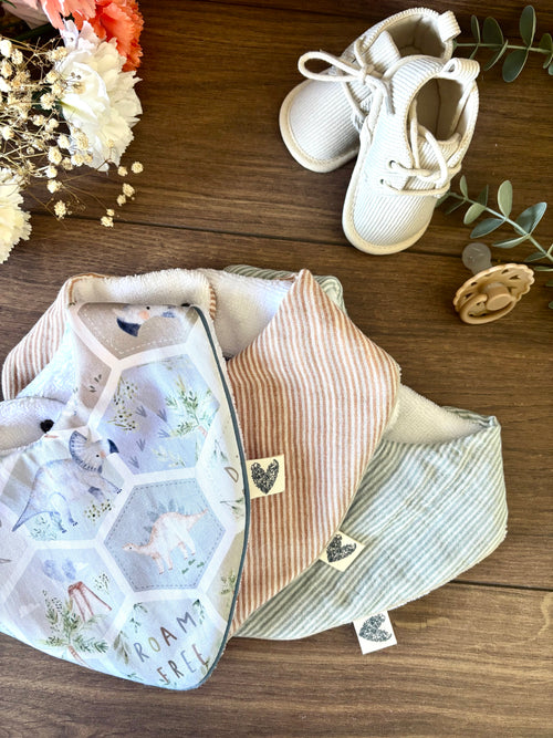 Bavoir bandana imperméable à personnaliser