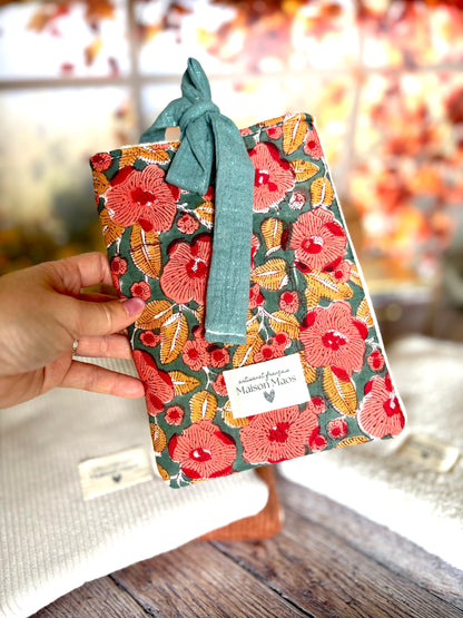 Pochette à livre Cozy feuille d'autonme