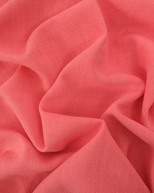 Lin viscose corail