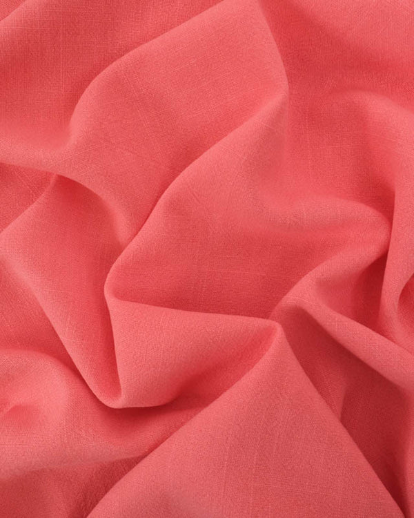 Lin viscose corail