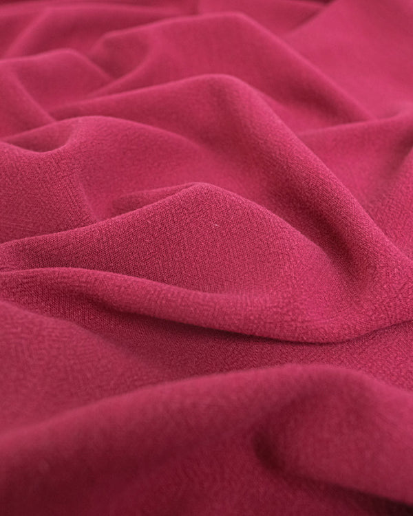 Lin coton framboise