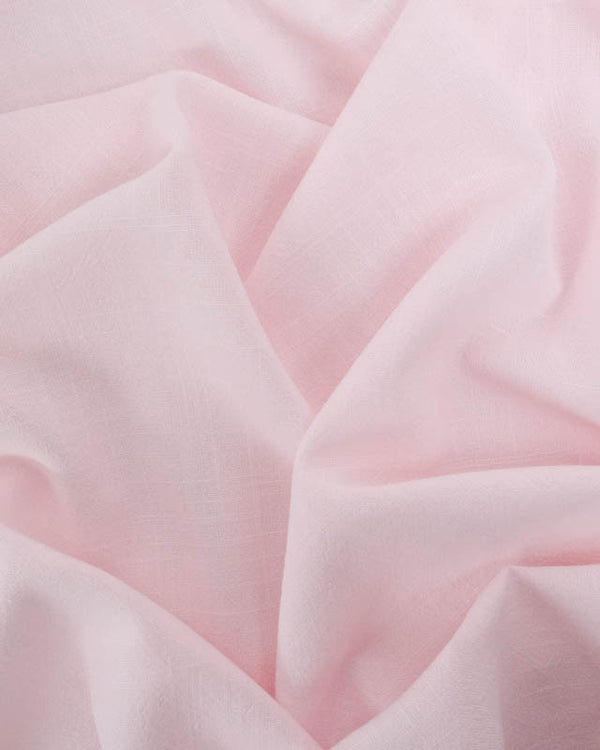 Lin coton rose bonbon