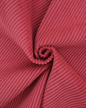 Velours côtelé framboise