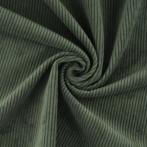 Velours vert kaki