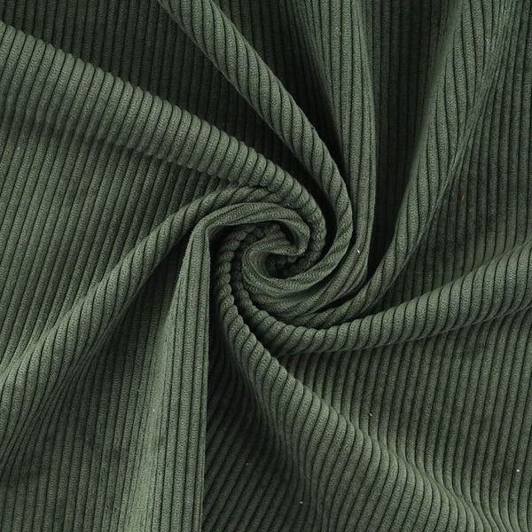 Velours vert kaki